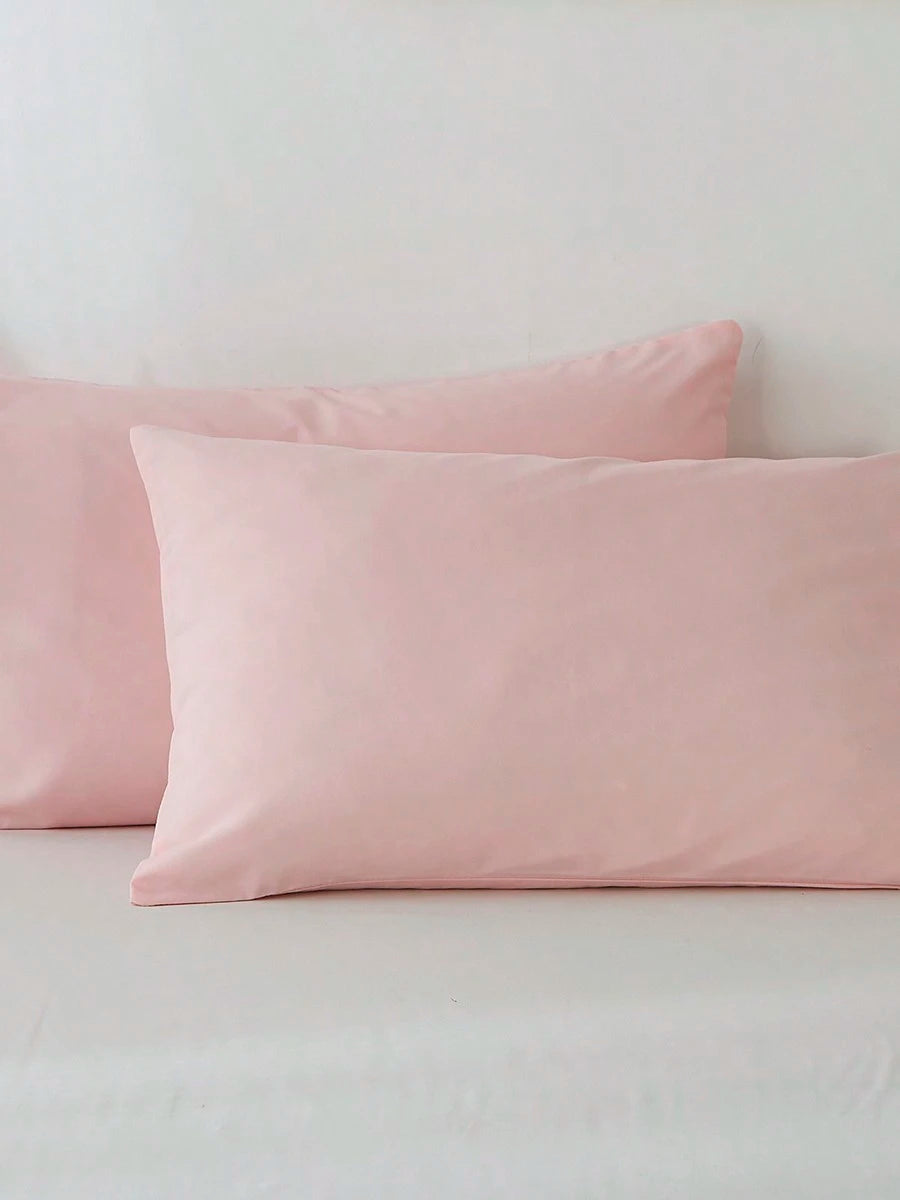 2/3-Piece Super Soft Pink Comforter Set – Queen Size Bedding for All Seasons