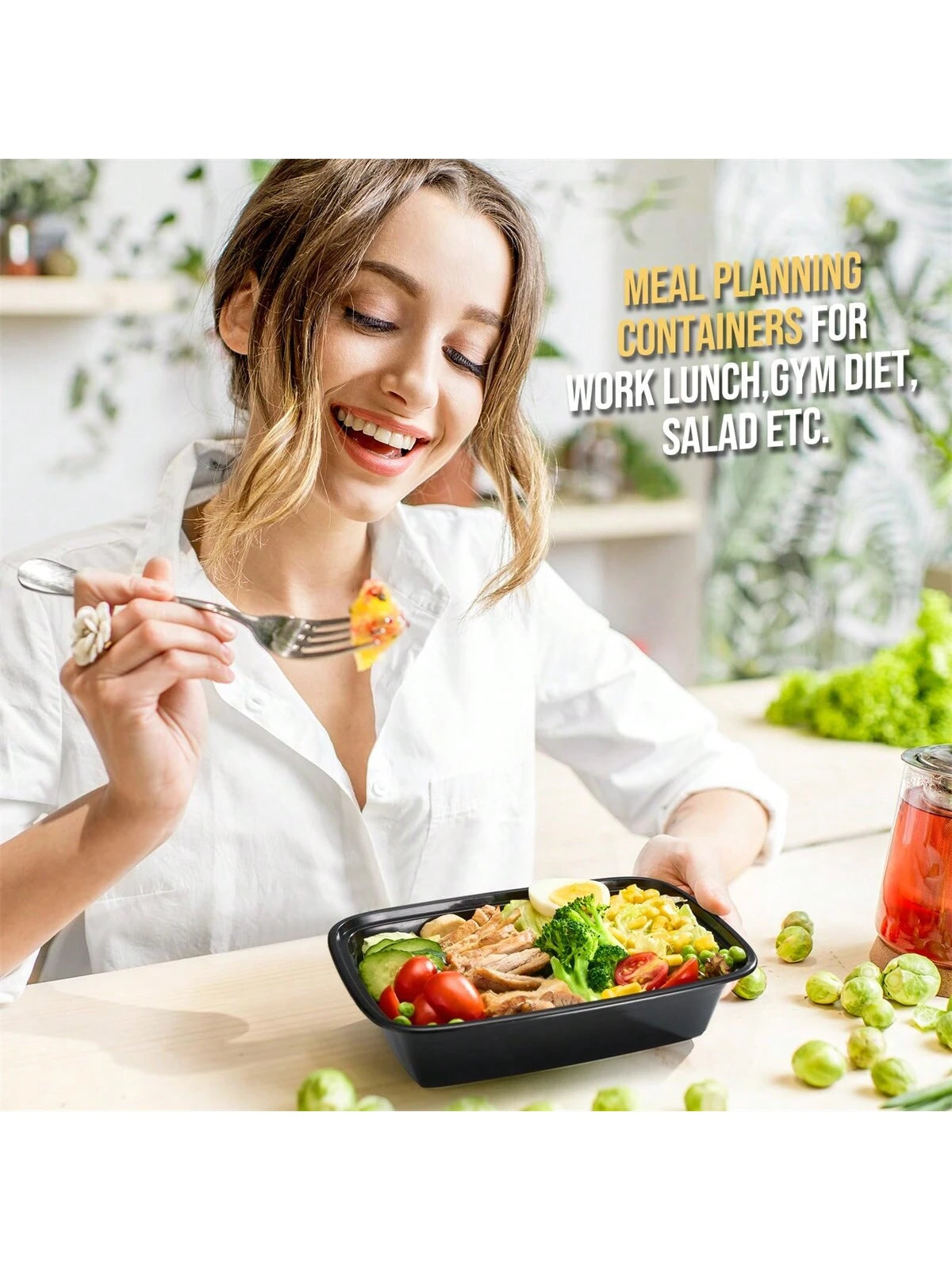 20-Pack 30.4oz Meal Prep Containers – Extra Large Microwave & Freezer Safe Bento Boxes with Lids