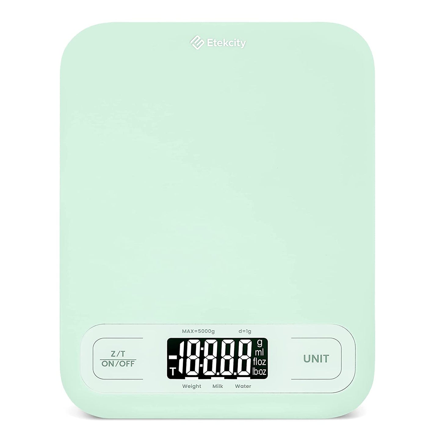 Digital Food Kitchen Scale โ Stainless Steel with LCD Display, 5-Unit Modes, Tare Function & Batteries Included (11lb Capacity)