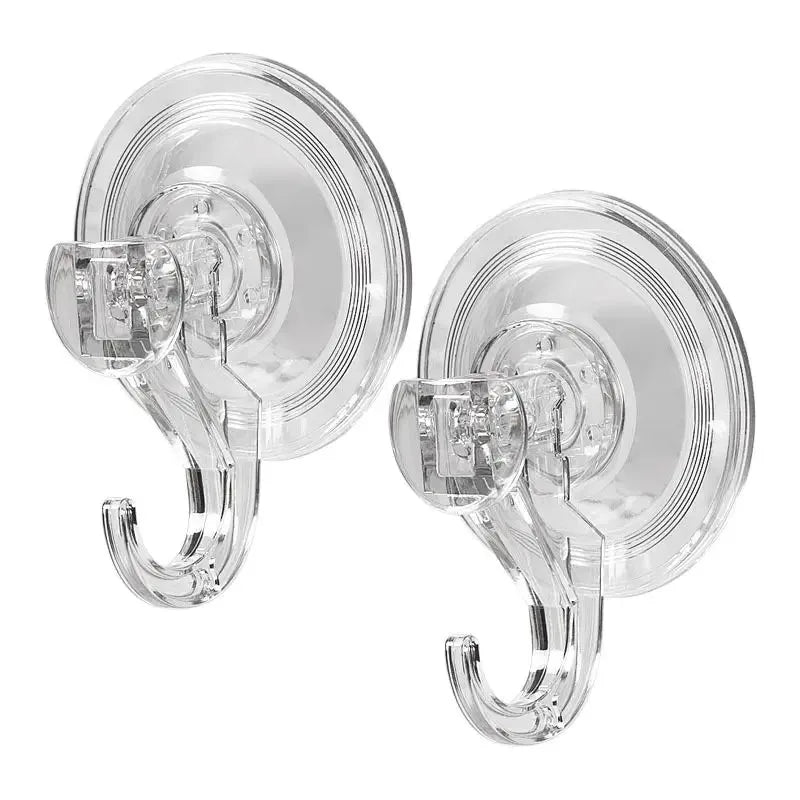 Suction Cup Hook, Transparent and Reusable Heavy-Duty Vacuum Suction Cup Hook, Glass Kitchen Supplies, Bathroom Towel Hook