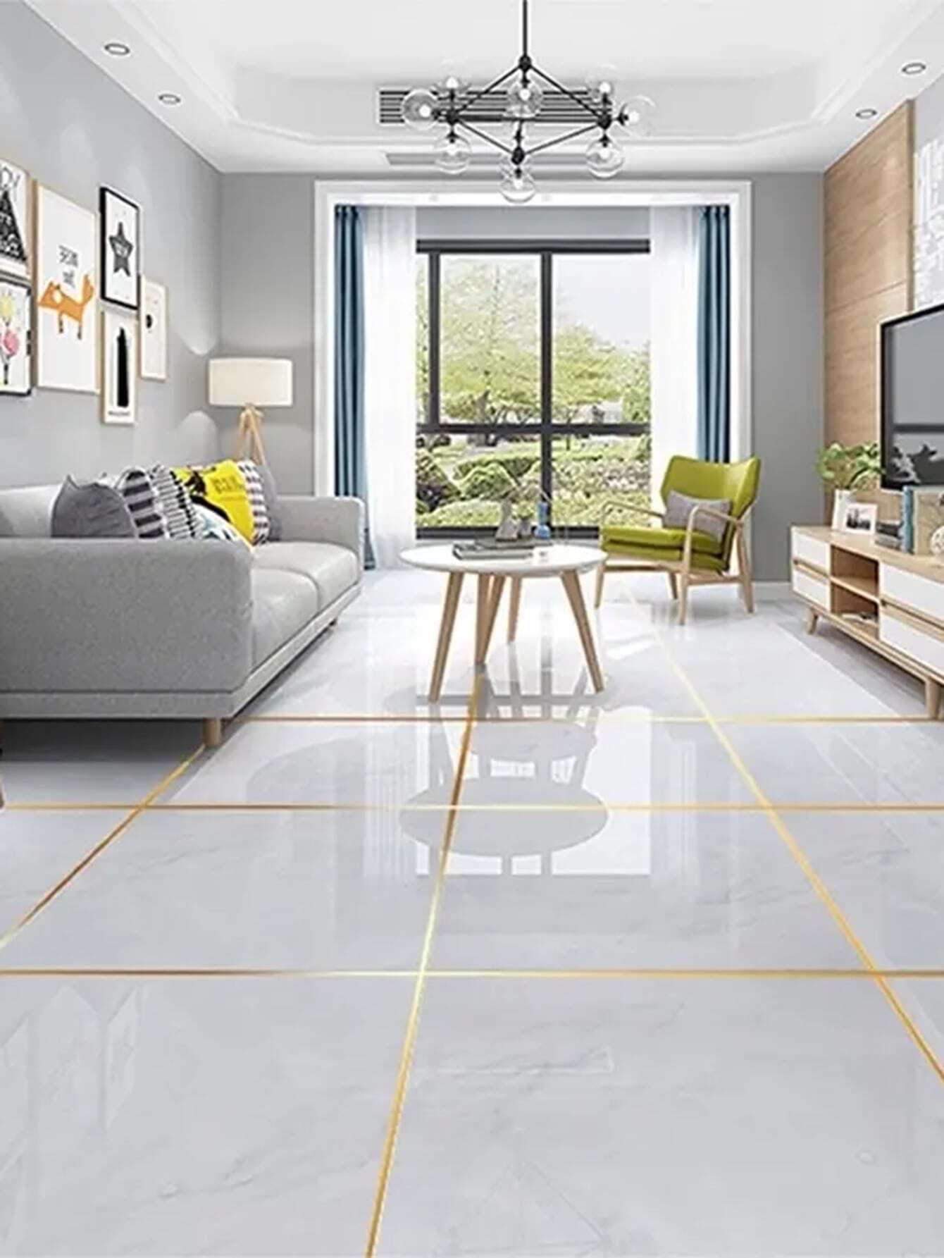 Self-Adhesive Waterproof Caulk Strip – 50M Anti-Mold & Oil-Proof PET Sealant Tape for Floors, Walls & Home Decor