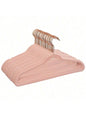 30-Pack Velvet Adult Hangers – Slim, Non-Slip Space-Saving Hangers for Clothes, Pink
