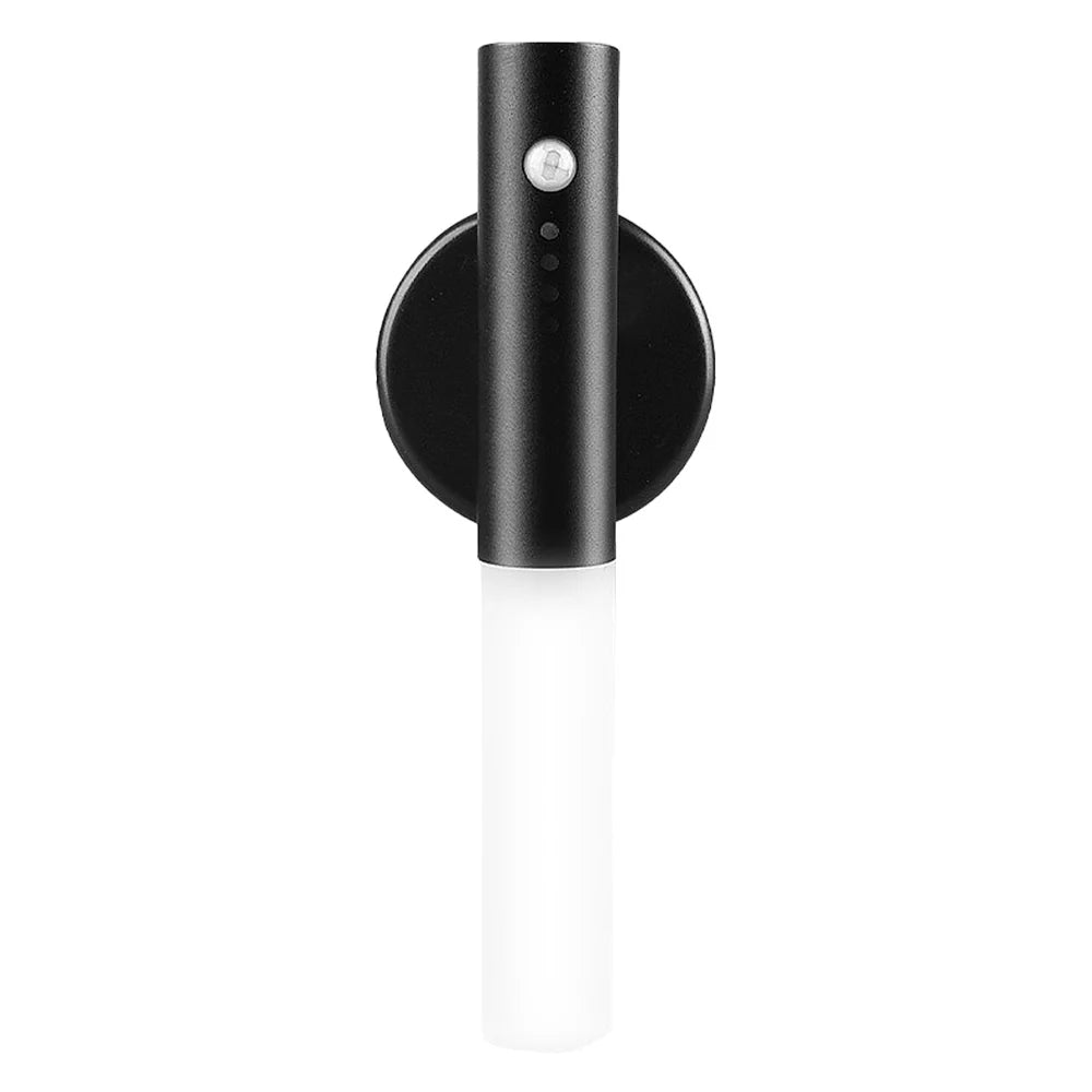 Auto LED Wireless Motion Sensor Night Light – USB Rechargeable Magnetic Wood Lamp for Hallways, Cabinets & Bedrooms