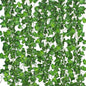 12 Pack Faux Ivy Garland Set – Artificial Vines with Clips for Room, Wall, Garden & Wedding Decor