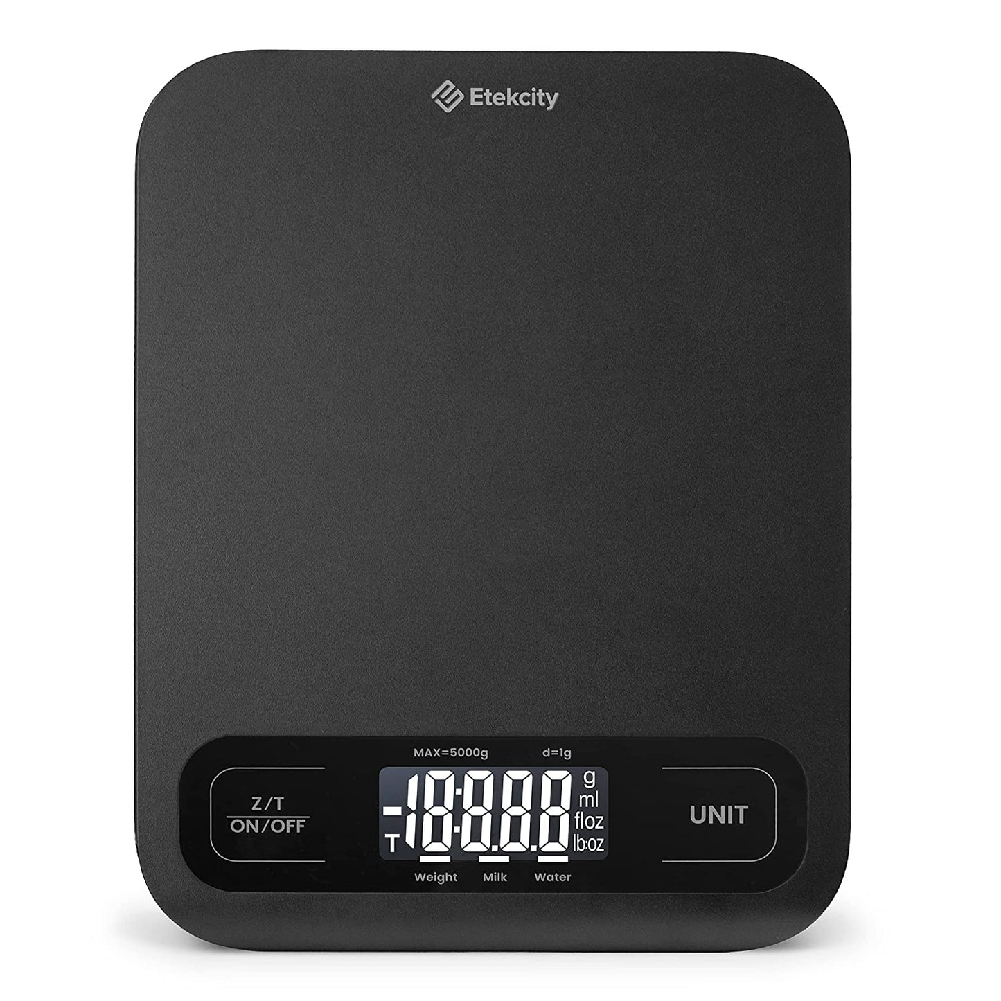 Digital Food Kitchen Scale – Stainless Steel with LCD Display, 5-Unit Modes, Tare Function & Batteries Included (11lb Capacity)