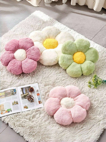 Floral Decorative Plush Pillow – Soft Flower-Shaped Cushion for Spring, Easter & Everyday Home Decor