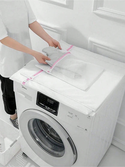 1Pc/3Pcs Laundry Mesh Bag – Large Washing Machine Bags for Delicates, Underwear & Summer Tops