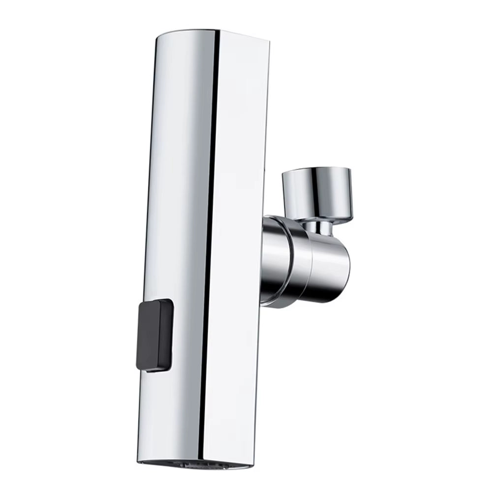 360° Swivel Waterfall Kitchen Faucet Extender – 3-Speed Universal Tap Sprayer for Sink, Bathroom & Basin