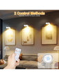3Pcs Wireless LED Picture Lights – Battery Operated Art Display Lights with Remote, Dimmable & Timer Functions