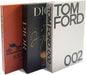 Chic Faux Book Set for Stylish Home Decor - Preppy Aesthetic Collection (Set of 3) (Orange, White, Balck)