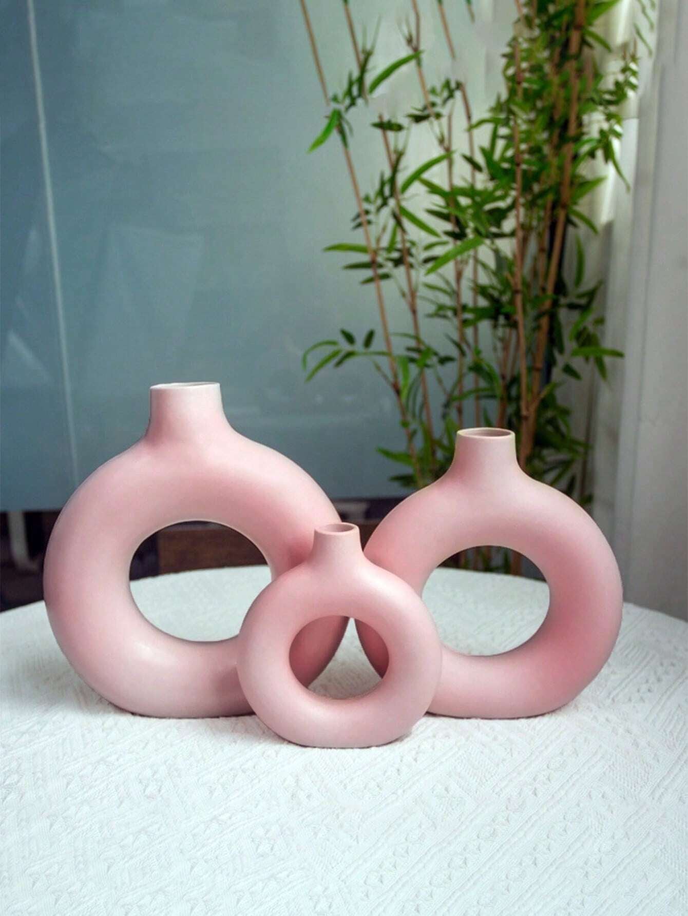 Elegant Pink Decorative Vase – Cute & Durable Gift for Bedroom or Living Room