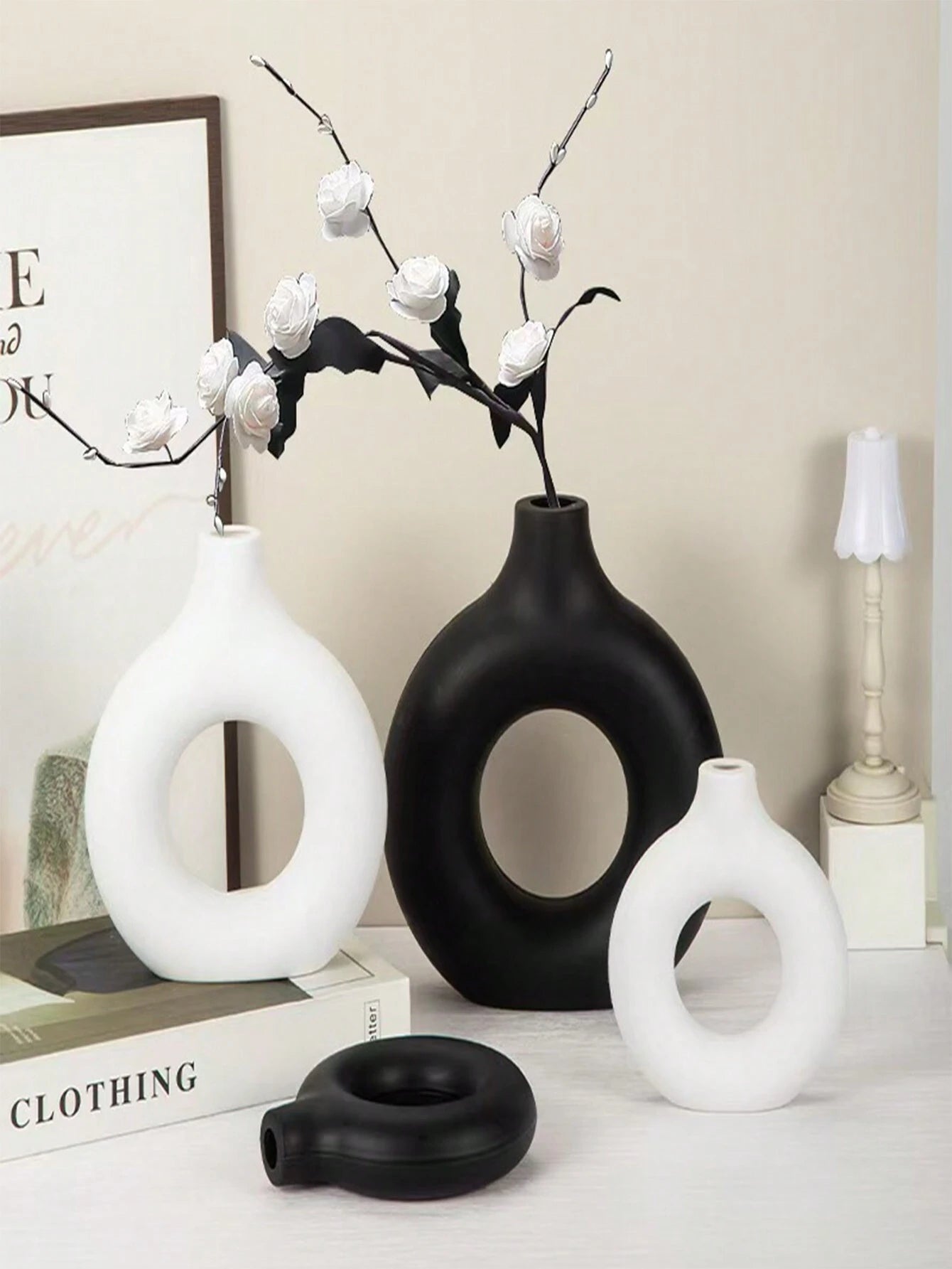 Elegant Pink Decorative Vase – Cute & Durable Gift for Bedroom or Living Room