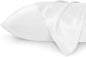 Satin Pillowcases – Queen Size Set of 2, Silk-Like Cooling Pillow Covers for Hair & Skin, Silver Grey (20x30")