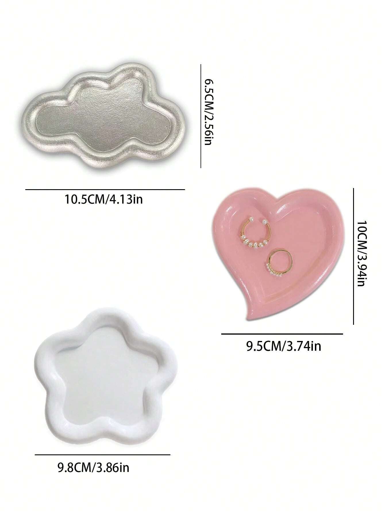 Flower-Shaped Jewelry Tray – Decorative Organizer for Rings, Trinkets & Small Items