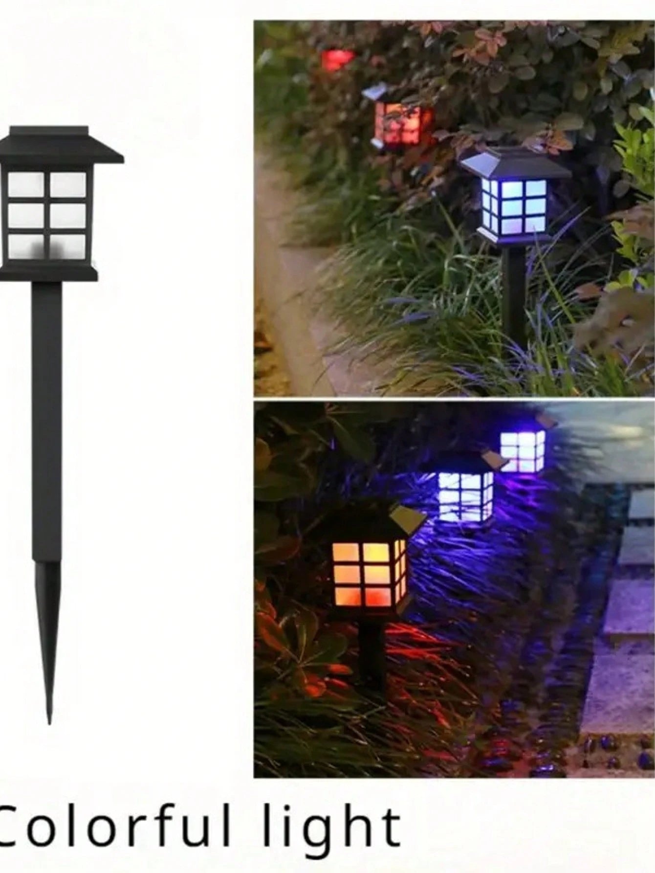 12PCS LED Solar Lawn Lights – Warm Light Pathway Lamps, Auto On/Off, Waterproof, Rust-Proof Outdoor Lighting for Garden, Landscape & Walkways