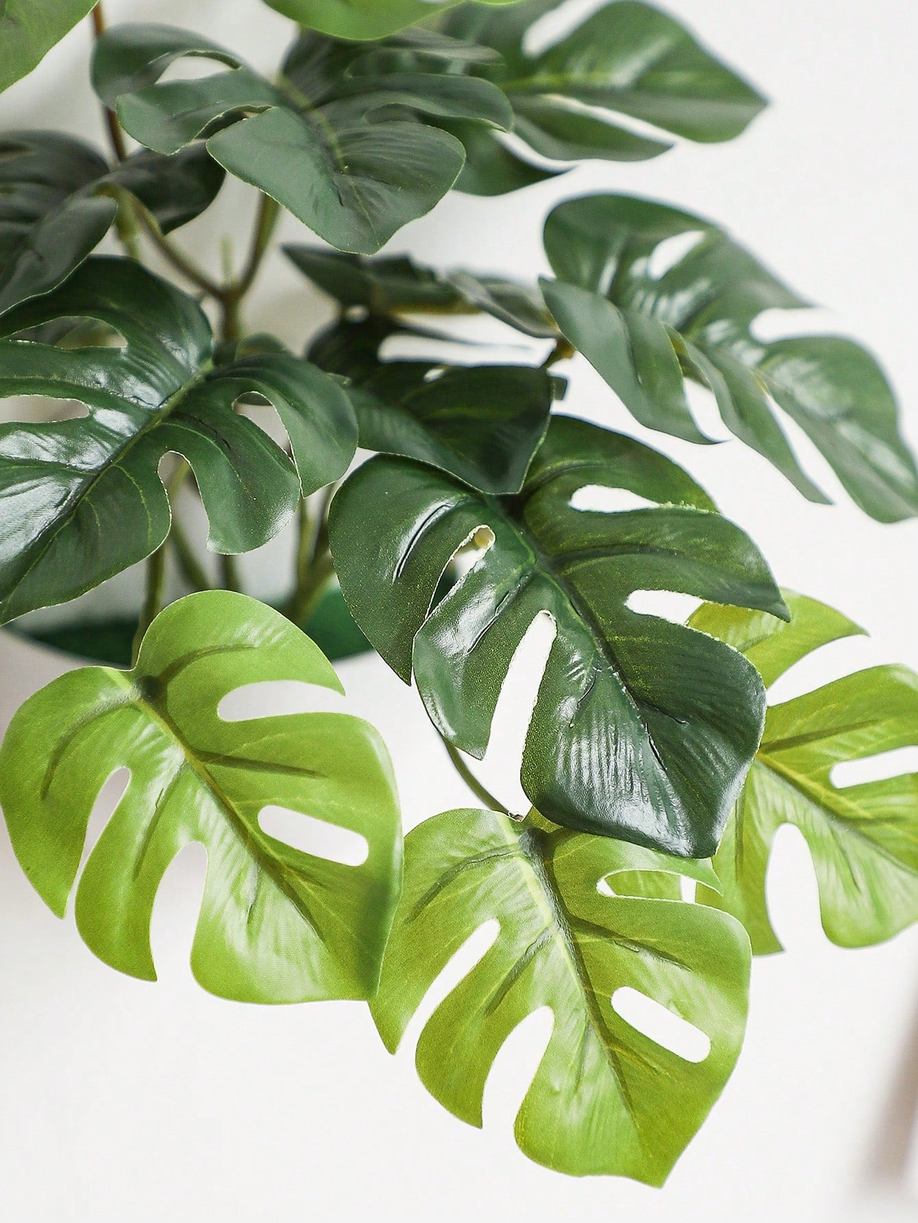 Artificial Hanging Ivy Plant with Half Pot – Faux Greenery for Home & Wall Decor