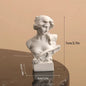 Mini Apollo Bust Statue – Greek God of Sunlight Resin Sculpture | Nordic Style Home Decor & Art Study Figurine