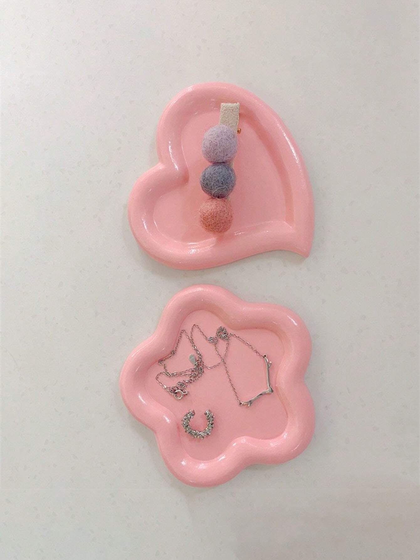 Flower-Shaped Jewelry Tray – Decorative Organizer for Rings, Trinkets & Small Items