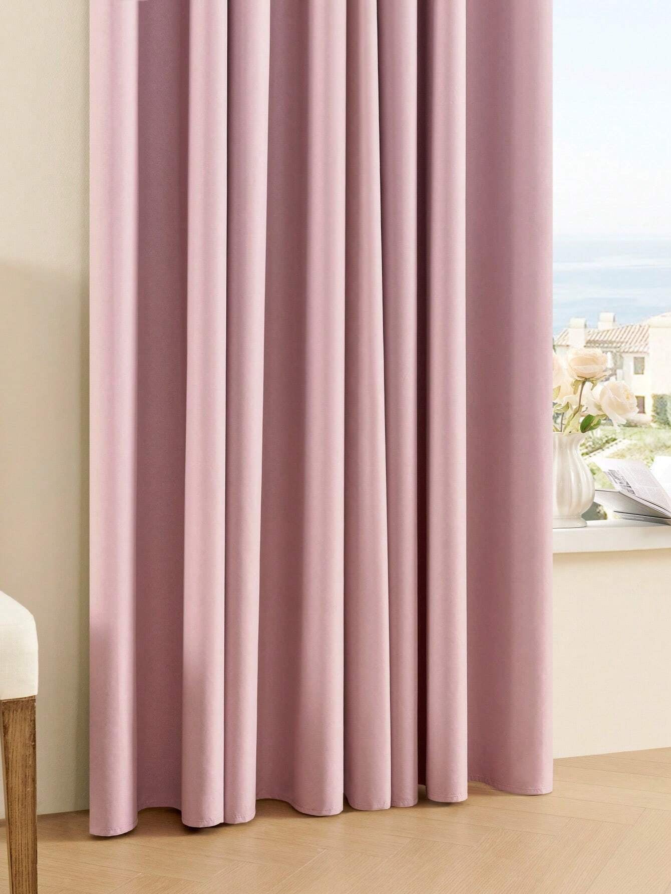 Blackout Curtain Panels – 2Pcs Pink Waterproof Grommet Top Drapes for Bedroom, Living Room & More