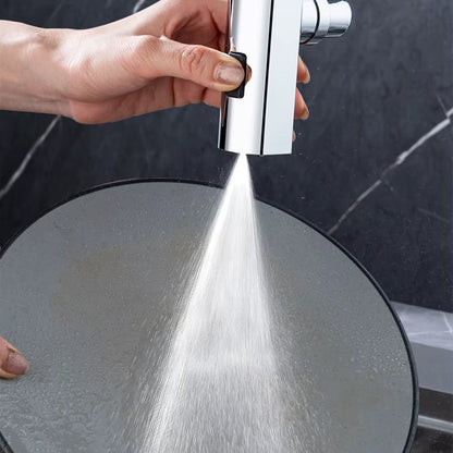 360° Swivel Waterfall Kitchen Faucet Extender – 3-Speed Universal Tap Sprayer for Sink, Bathroom & Basin