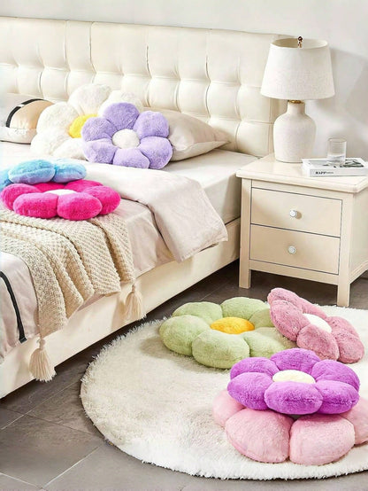 Floral Decorative Plush Pillow – Soft Flower-Shaped Cushion for Spring, Easter & Everyday Home Decor