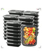 20-Pack 30.4oz Meal Prep Containers – Extra Large Microwave & Freezer Safe Bento Boxes with Lids