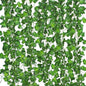 12 Pack Faux Ivy Garland Set – Artificial Vines with Clips for Room, Wall, Garden & Wedding Decor