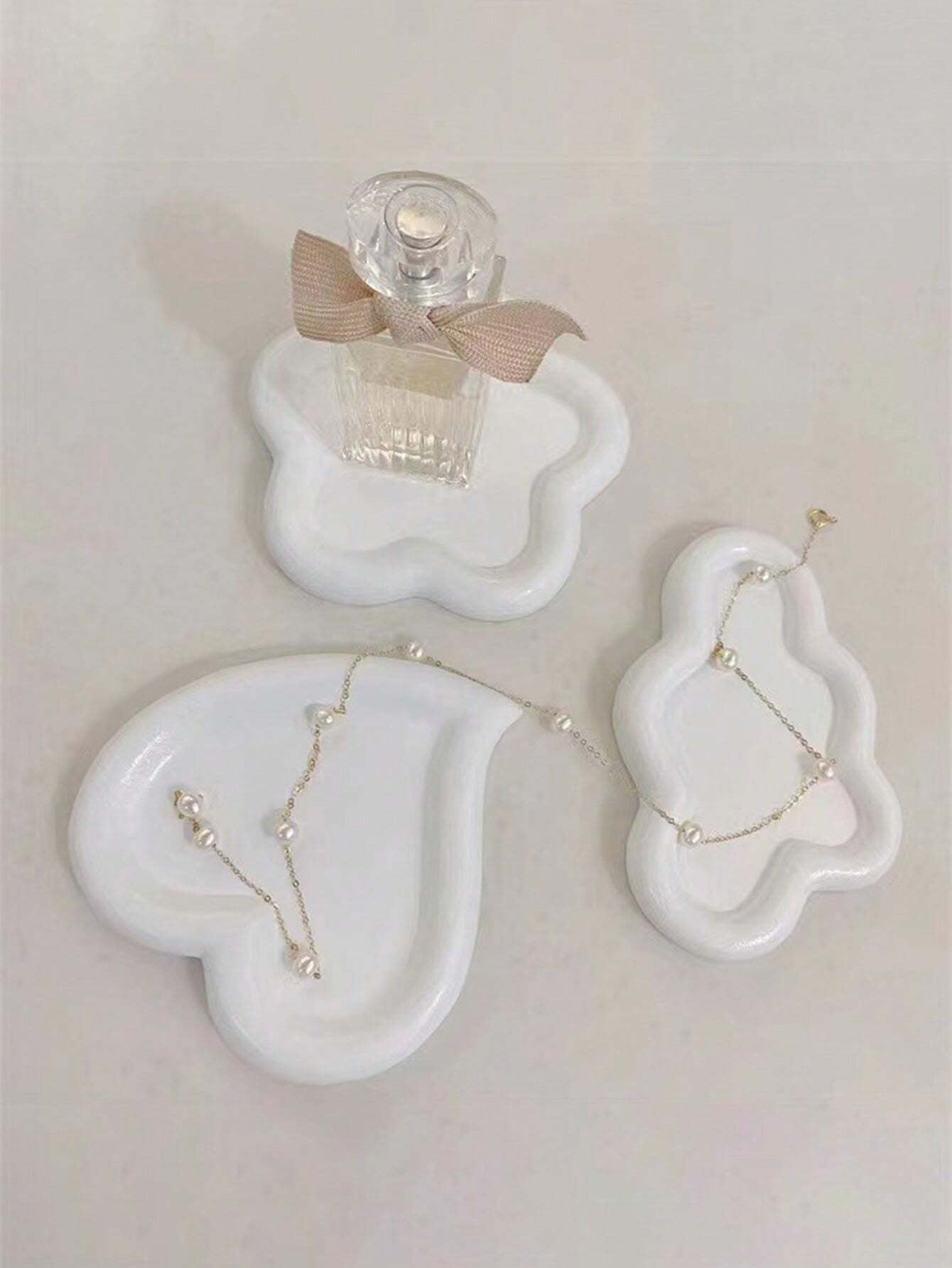 Flower-Shaped Jewelry Tray – Decorative Organizer for Rings, Trinkets & Small Items