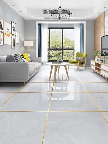 Self-Adhesive Waterproof Caulk Strip – 50M Anti-Mold & Oil-Proof PET Sealant Tape for Floors, Walls & Home Decor