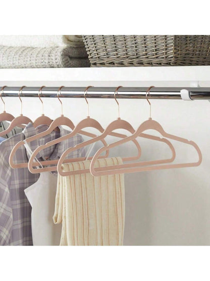 30-Pack Velvet Adult Hangers – Slim, Non-Slip Space-Saving Hangers for Clothes, Pink