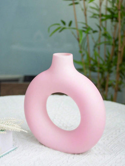 Elegant Pink Decorative Vase – Cute & Durable Gift for Bedroom or Living Room