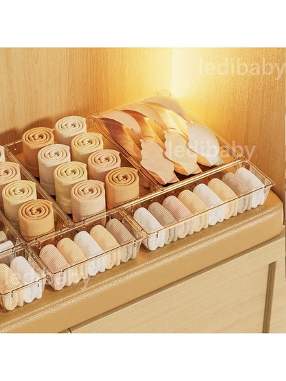 25-Piece Clear Multifunctional Drawer Organizer Box Set – 4 Sizes for Bathroom, Vanity, Kitchen, Office & More