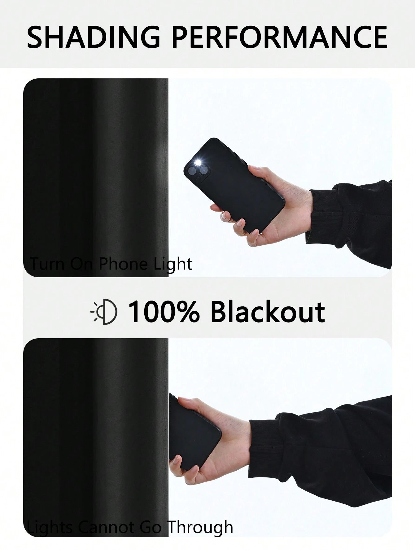 Blackout Thermal Curtain Panels – Insulated Grommet-Top Drapes for Living Room, Bedroom & More (1Pc/2Pcs)